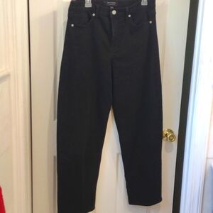 Banana Republic 30/10 black high-rise barrel jeans NWOT
